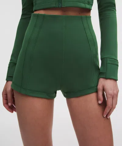 Lululemon Define Micro Short In Green