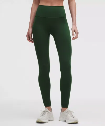 Lululemon Wunder Train No Line High-rise Tight 28" In Green