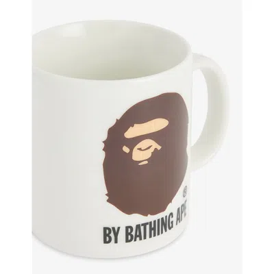 A Bathing Ape White Bape Ceramic Mug In White