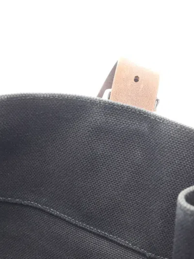 Pre-owned Hermes 2011 Etrivière Canvas Tote Bag In Black