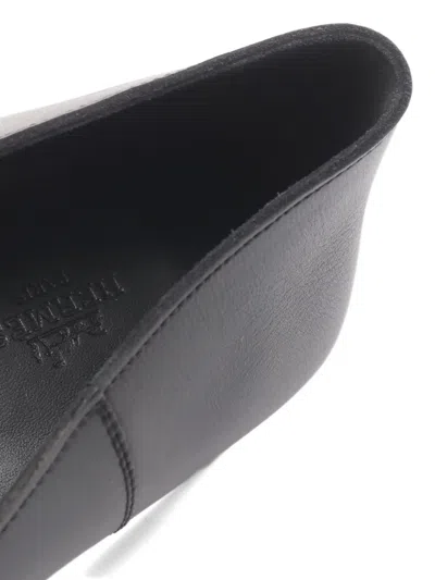 Pre-owned Hermes 2010s Eclipse Perforated Loafers In Black