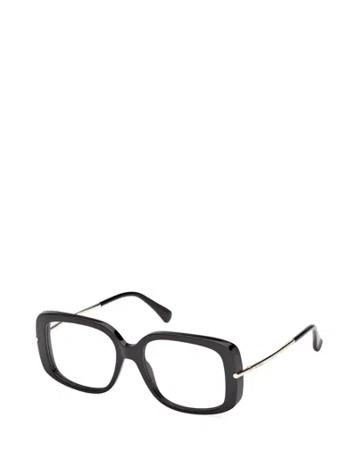 Max Mara Eyewear Square-frame Glasses In Black