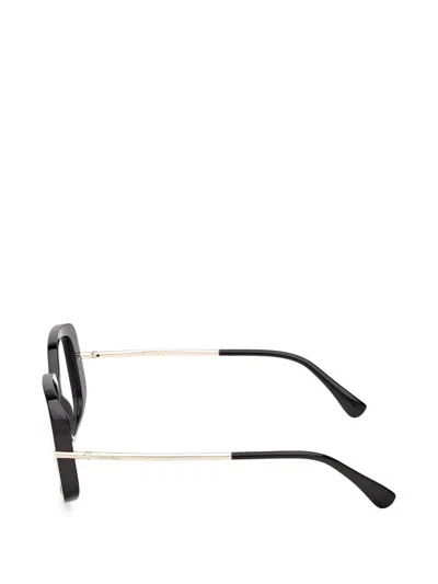 Max Mara Eyewear Square-frame Glasses In Black