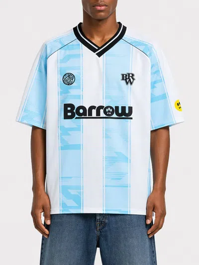 Barrow T-shirt Triacetato Coconut Sky In Blue