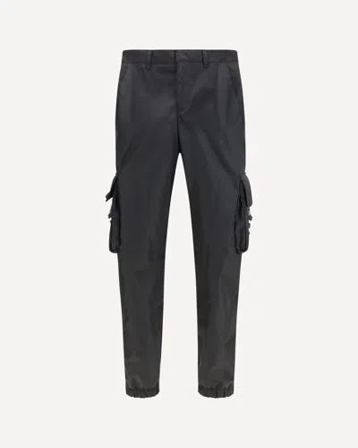 Prada Re-nylon Cargo Pants In Black