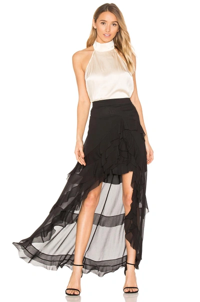 Shop Alice And Olivia Lavera Skirt In Black