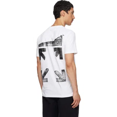 Off-white Ss22 Printing Round Neck Pullover Short Sleeve Ordinary Version White In White