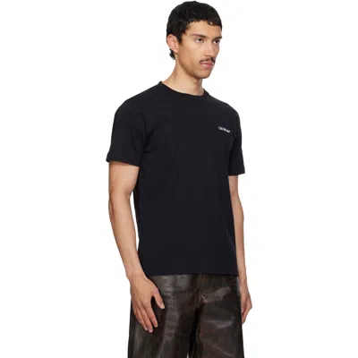 Off-white Small Bookish Regular Short Sleeve T-shirt In Black