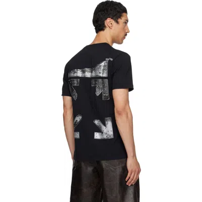 Off-white Small Bookish Regular Short Sleeve T-shirt In Black