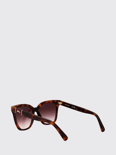 Longchamp Rectangular Sunglasses Lo696 S 230 In Brown