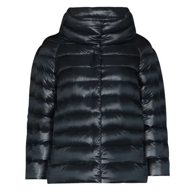 Herno Ultralight Quilted Down Jacket In Black
