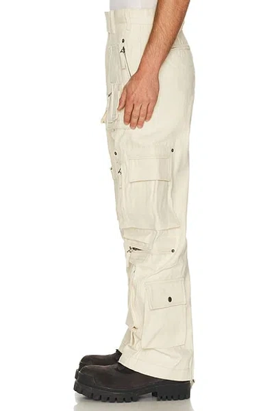Kody Phillips Denim Rip Pants In Neutral