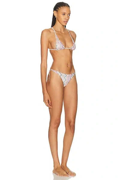 Missoni Triangle Bikini Set In Black