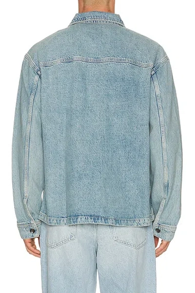 Rag & Bone Astor Overshirt In Blue