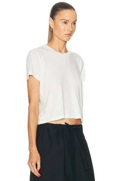 Éterne Short Sleeve Boxy Tee In White
