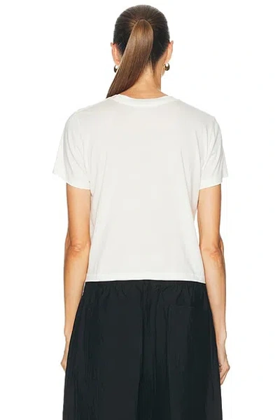 Éterne Short Sleeve Boxy Tee In White