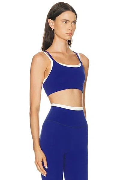 Splits59 Elliah Airweight Double-layered Bra In Blue