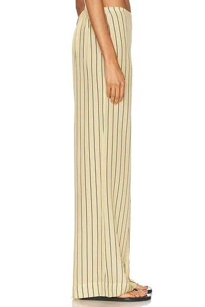 Staud Stroll Silk Pant In Neutral