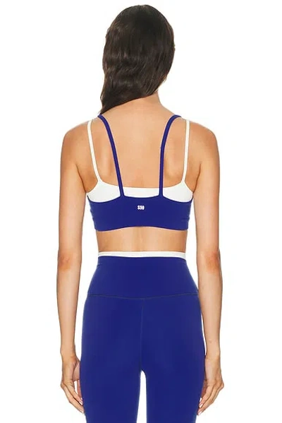 Splits59 Elliah Airweight Double-layered Bra In Blue