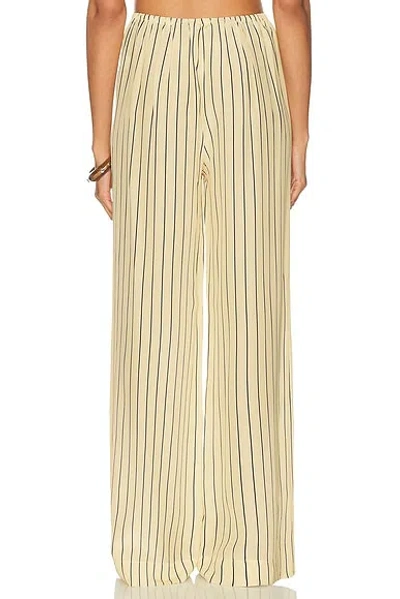 Staud Stroll Silk Pant In Neutral
