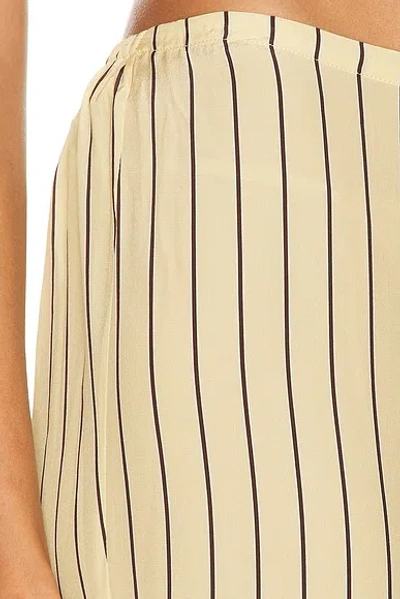Staud Stroll Silk Pant In Neutral
