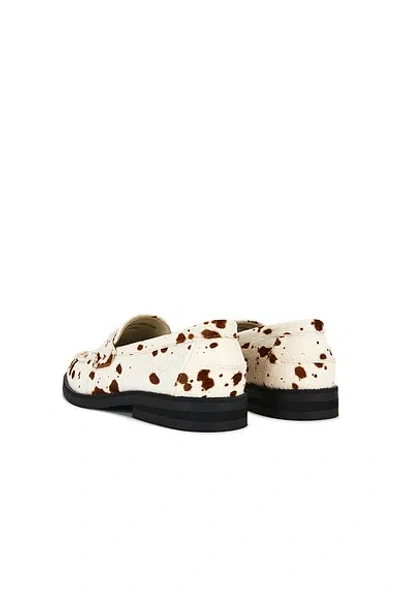 Duke + Dexter Wilde Pony Penny Loafer In White