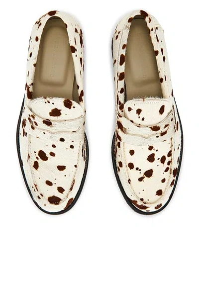 Duke + Dexter Wilde Pony Penny Loafer In White