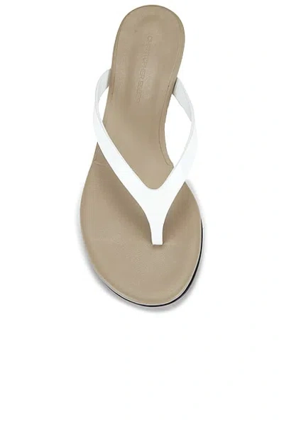 Christopher Esber Scala Leather Sandals In White