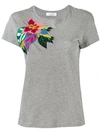 VALENTINO Tropical Dream appliqué T-shirt,HANDWASH