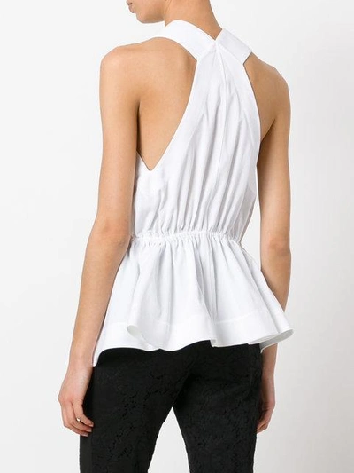 Shop Alaïa Drawstring Flared Tank