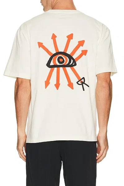District Vision Arrow Eye Tee In White