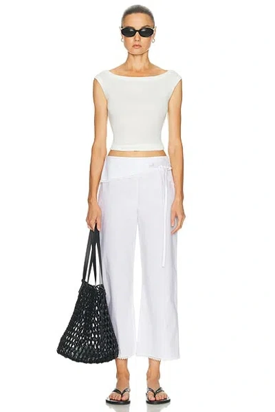 L'academie Marithe Pant In White