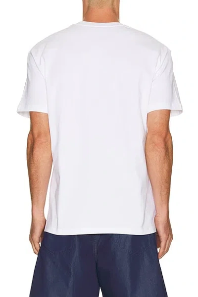 Givenchy Short Sleeve Crethestanesedew Neck T-shirt In White