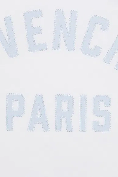 Givenchy Short Sleeve Crethestanesedew Neck T-shirt In White
