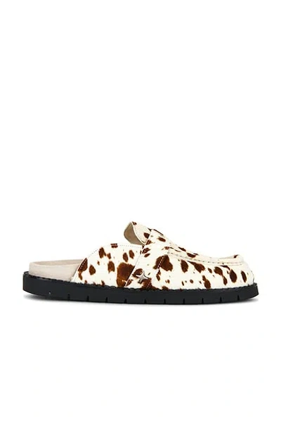 Duke + Dexter Winston Brown Cow Mule In Multi