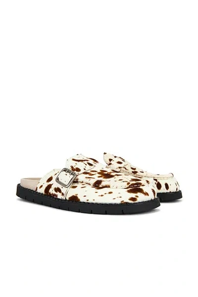 Duke + Dexter Winston Brown Cow Mule In Multi