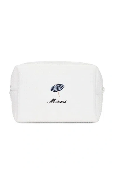 Abbode Miami Waffle Pouch In White