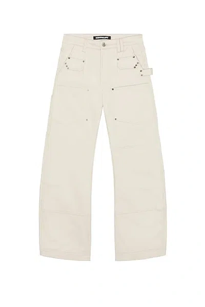 Kody Phillips Rivet Pants In Neutral