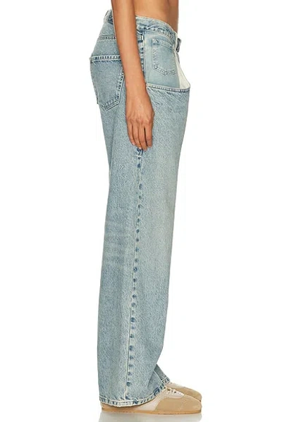 Maison Margiela Straight-leg Jeans With Exaggerated Pocket In Black
