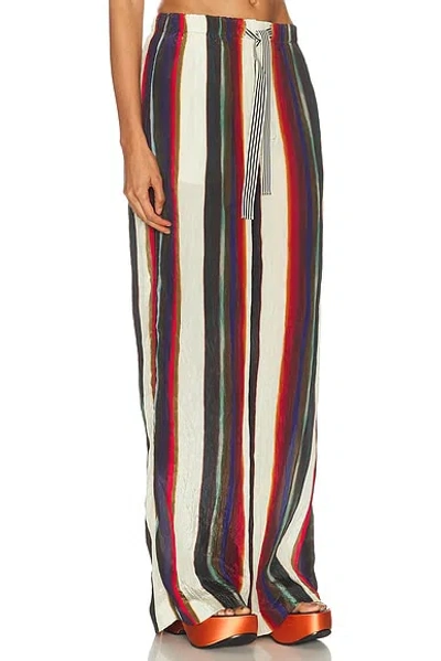 Christopher John Rogers Morris Stripe Relaxed Pant In Multi