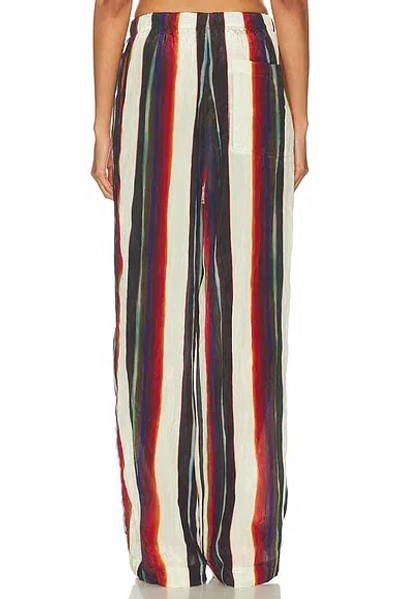 Christopher John Rogers Morris Stripe Relaxed Pant In Multi
