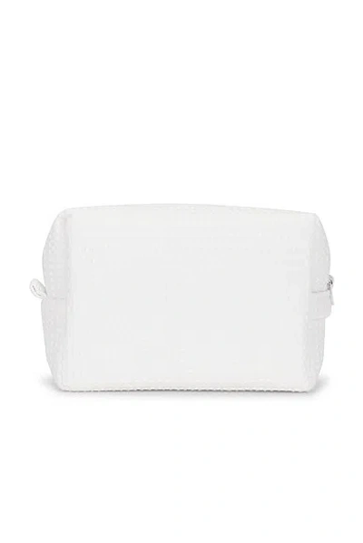 Abbode Cape Cod Waffle Pouch In White