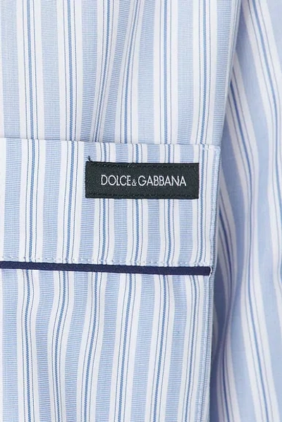 Dolce & Gabbana Button Up Top In Blue