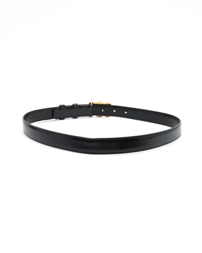 Celine Céline Triomphe Belt Size 75 In Black