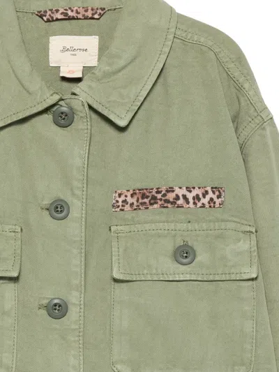 Bellerose Azucar Button-front Overshirt In Green