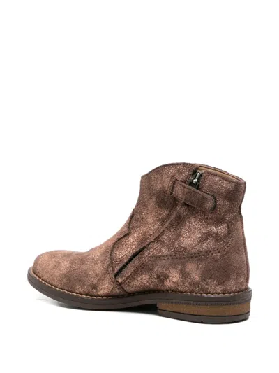 Pom D'api Leather Boots In Brown