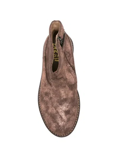 Pom D'api Leather Boots In Brown