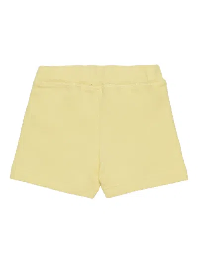 Dsquared2 Drawstring Logo-print Shorts In Yellow
