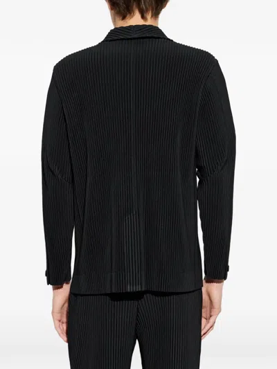Issey Miyake Polyester Blazer In Black
