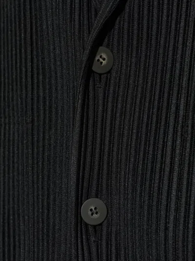 Issey Miyake Polyester Blazer In Black